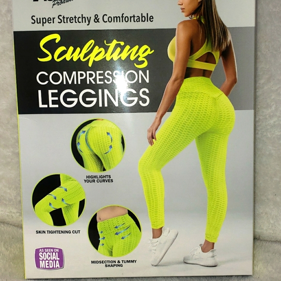 Total Vision Pants & Jumpsuits Sculpting Compression Leggings Szm